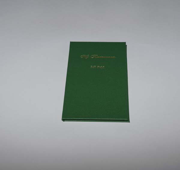 restaurant menu covers