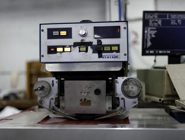 one of our binding machines