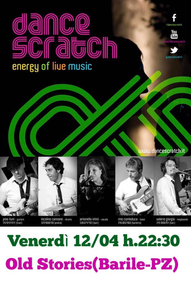 Manifesto del concerto: la band 