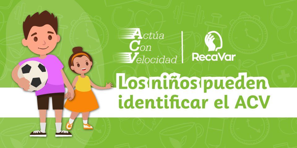 Los niños pueden identificar el ACV