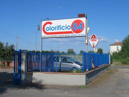 insegna colorificio 84
