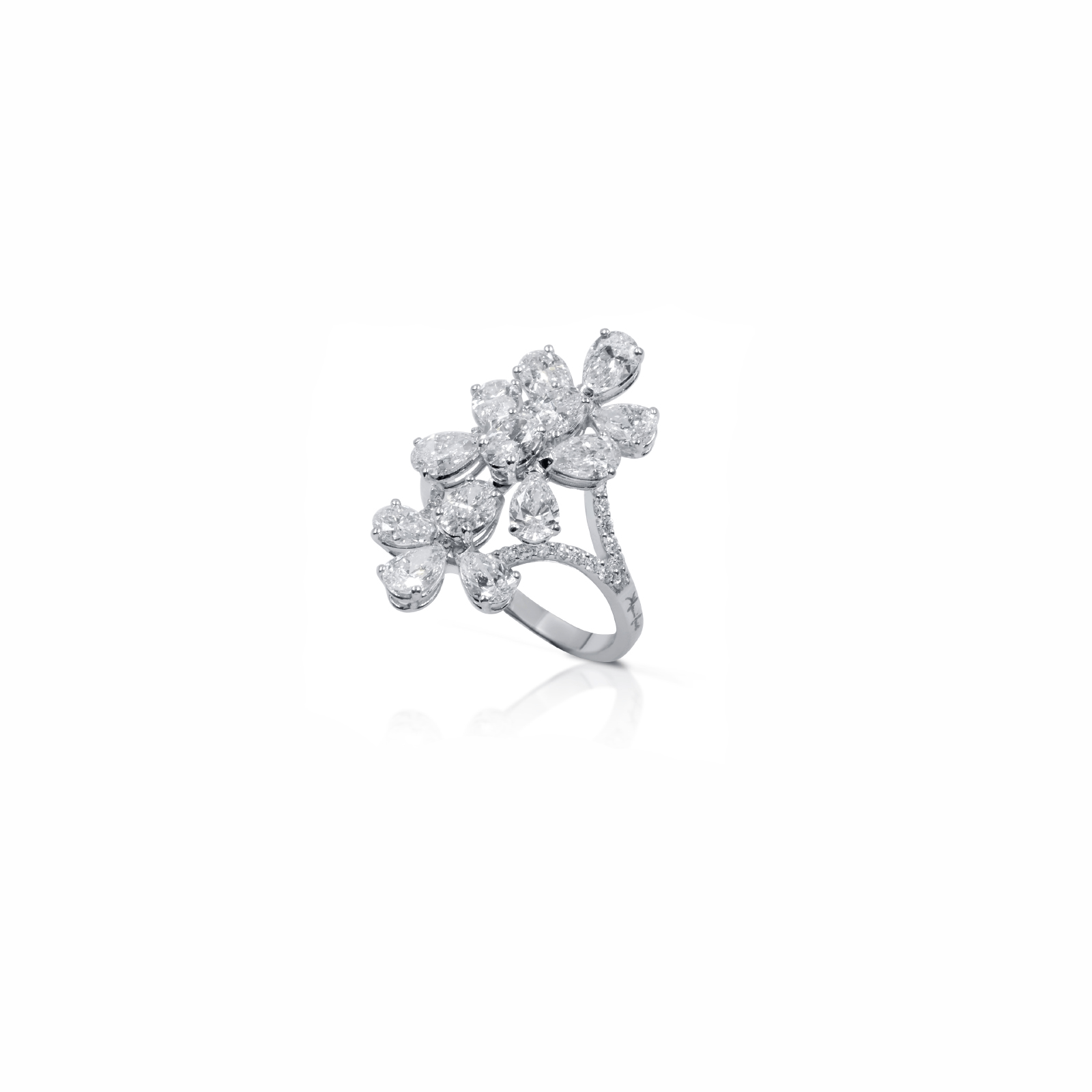 Anello in oro bianco diamanti Gianni Carità ANDIS62 - Gioielleria Marulla Rimini