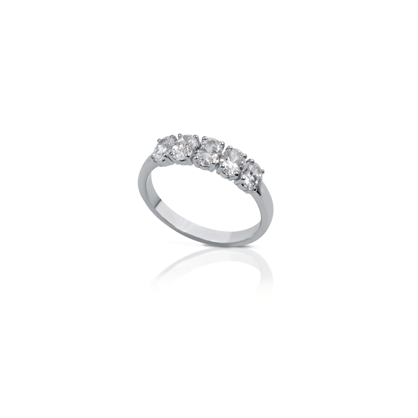 Anello in oro bianco e diamanti Gianni Carità ANDIS63 - Gioielleria Marulla Rimini