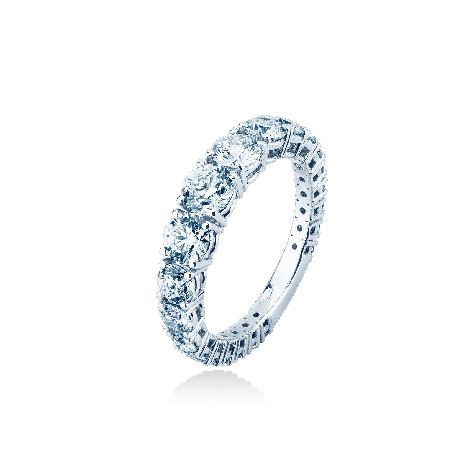 Anello brillanti e oro bianco di Mirco Visconti R0130 - Gioielleria Marulla Rimini