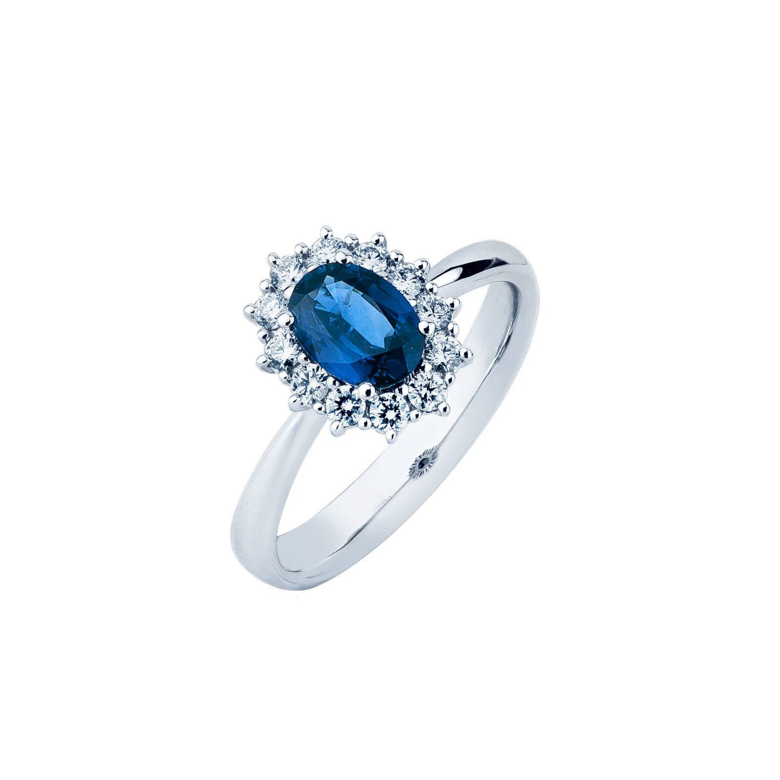 Anello zaffiro e diamanti Mirco Visconti - Gioielleria Marulla Rimini