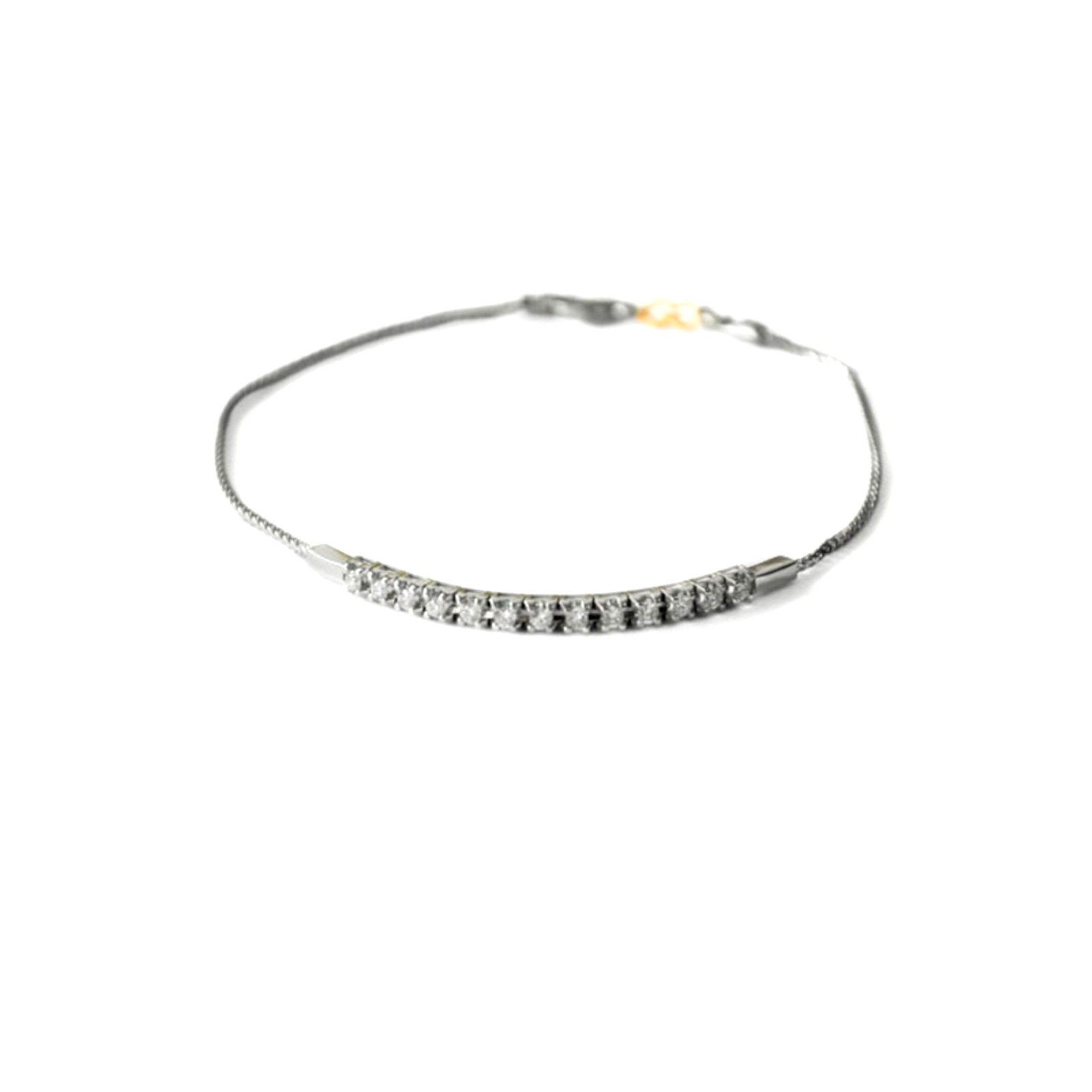 Bracciale tennis in oro bianco con diamanti Gianni Carità FB280_GS - Gioielleria Marulla Rimini