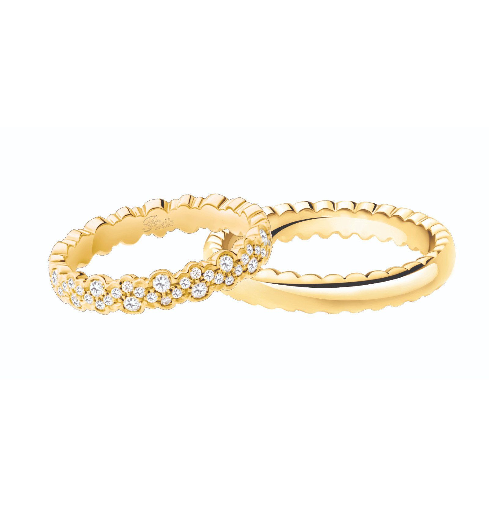 Fedi in Oro Giallo Polello mod. 3172 DG - 3173 UG - Gioielleria Marulla Rimini
