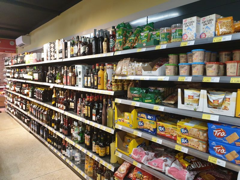 scaffalature per supermercati