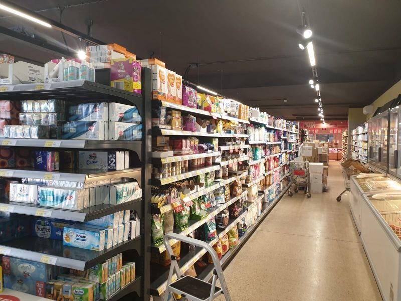 scaffalature per supermercati e discount