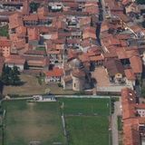 vista dall'alto di Misano Gera d'Adda