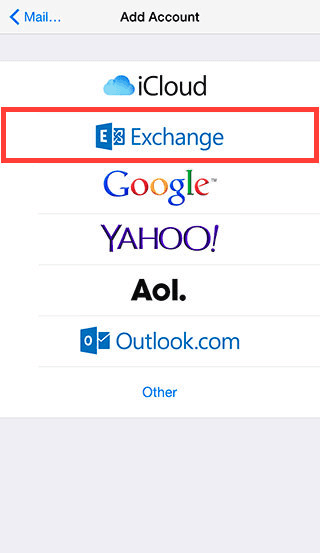 IOS Exchange Account