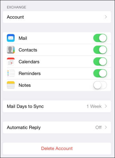 IOS Exchange Choose
