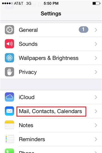 IOS Settings