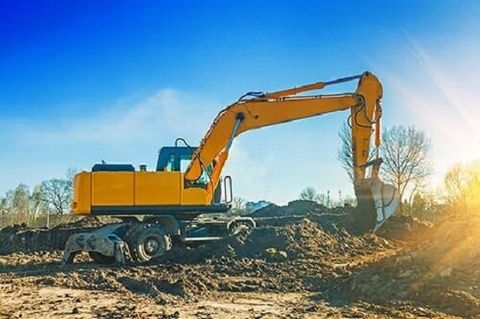 Yellow Excavation Truck - Commercial Tires in Gary, IN Yellow Excavation Truck - Commercial Tires in Gary, IN