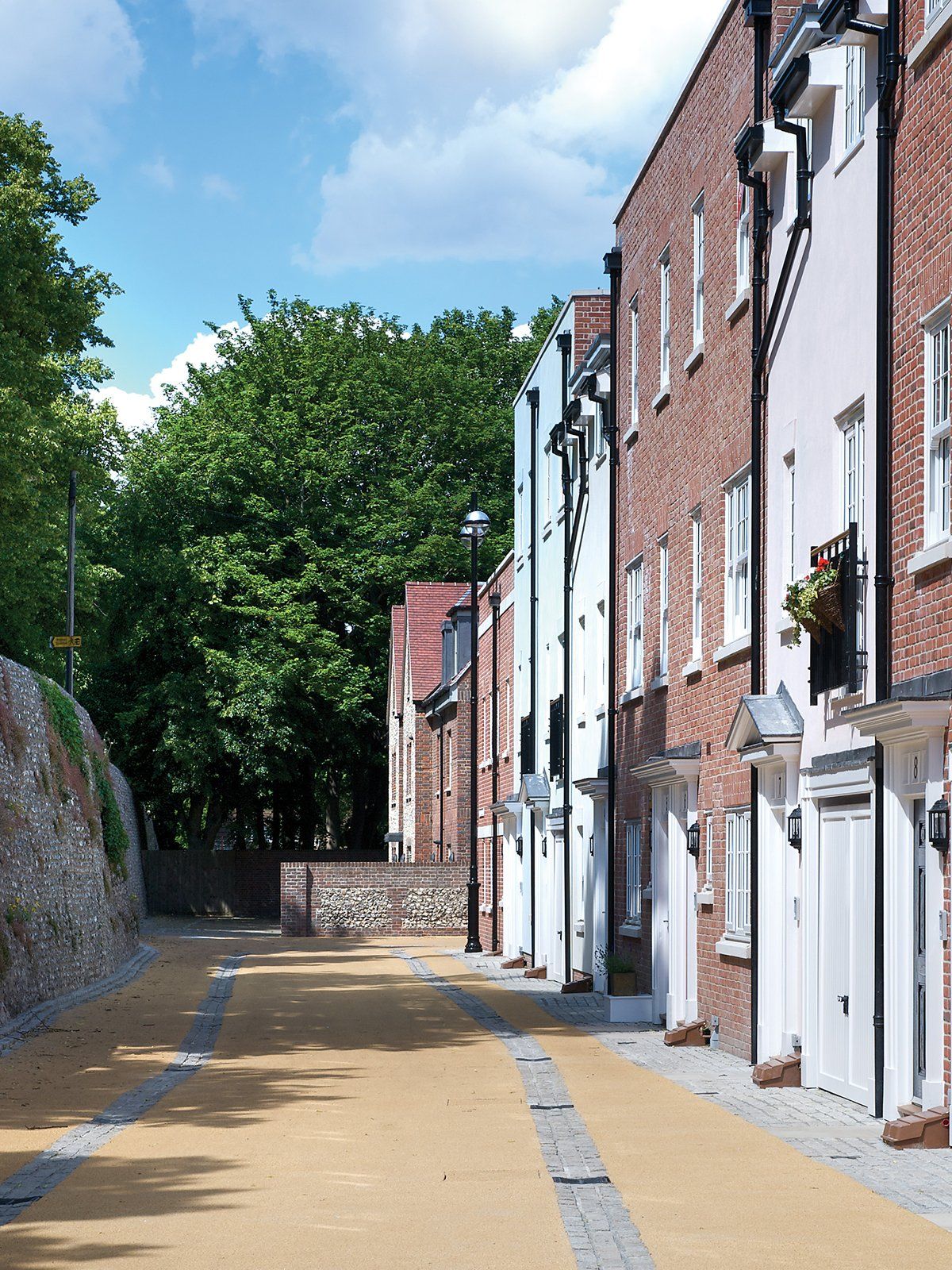 The Square at Eastgate, Chichester, a residential led mixed use development designed by LSH Architects