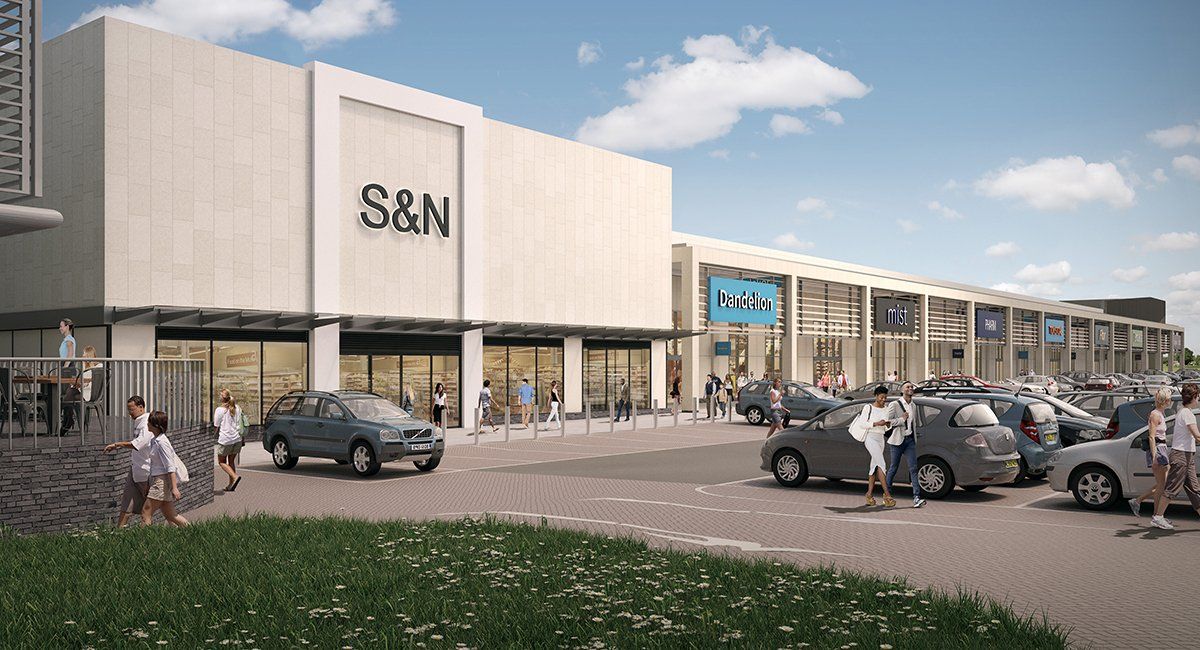 High quality retail park with office space by LSH Architects
