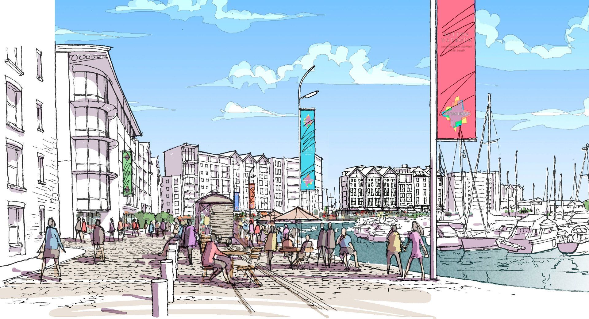 Masterplan and development proposals for Sutton Harbour Plymouth by LSH Architects