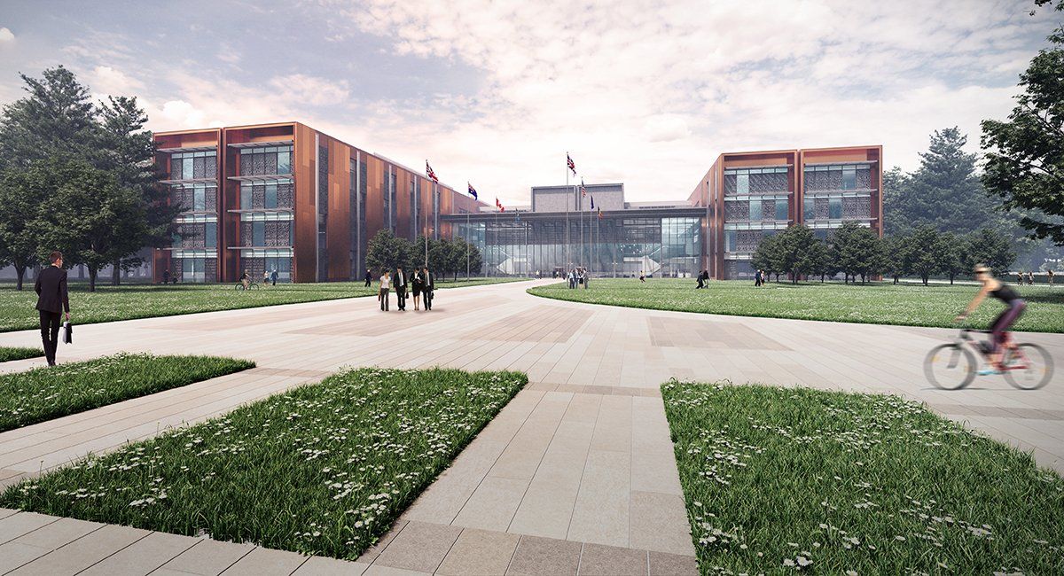 Research & Tech campus designed by Lyons Sleeman Hoare Architects