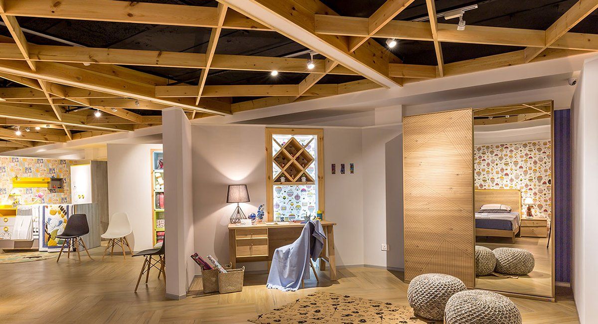 Habios a furniture store in India designed by LSH Architects interior design team