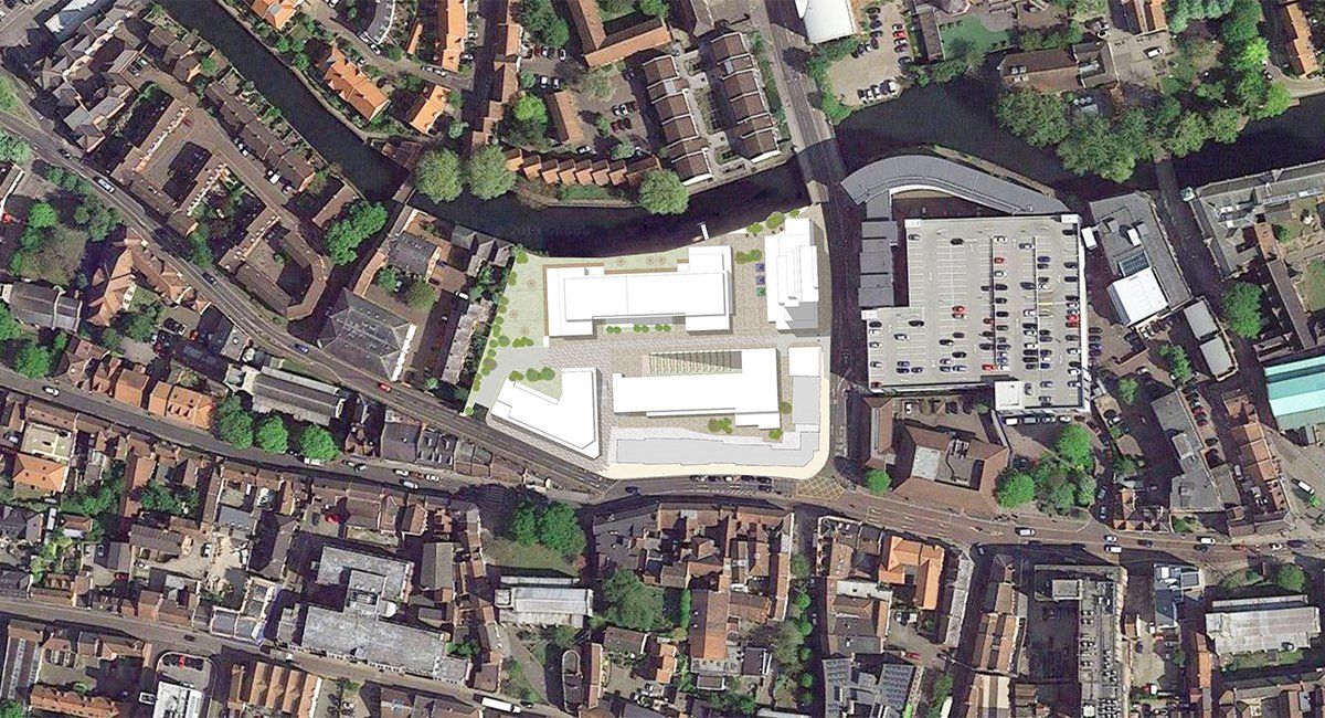 Dukes Wharf Norwich LSH are Architects and masterplanner for a major urban renewal fronting the River Wensum