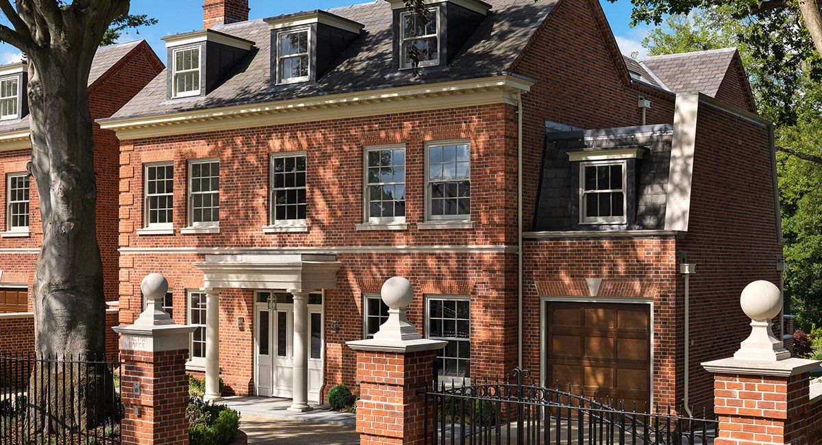 Two 6 bed family homes in Weybridge backing onto the River Wey designed by LSH Architects