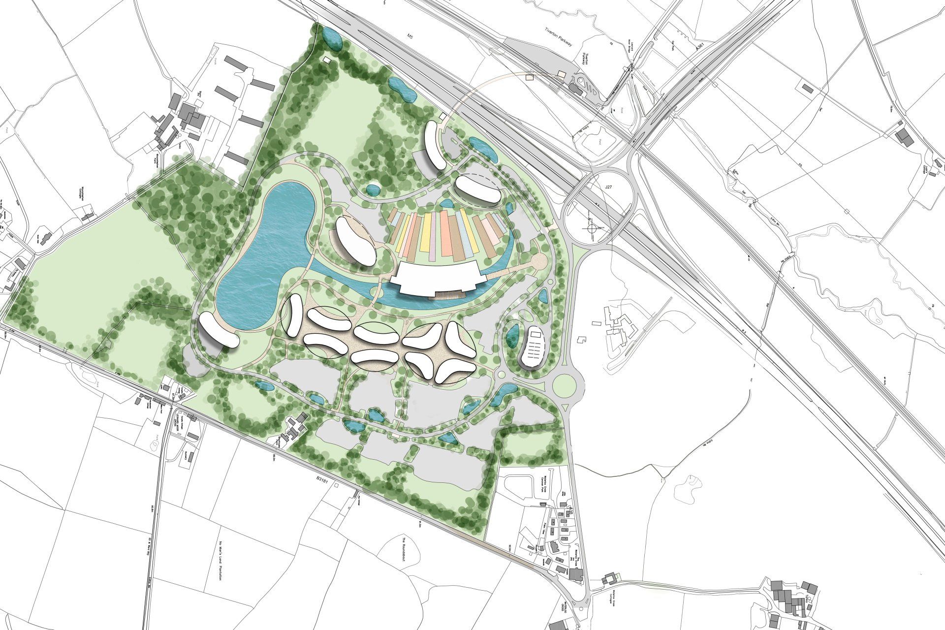 Masterplan for Eden Westwood Tiverton by LSH Architects
