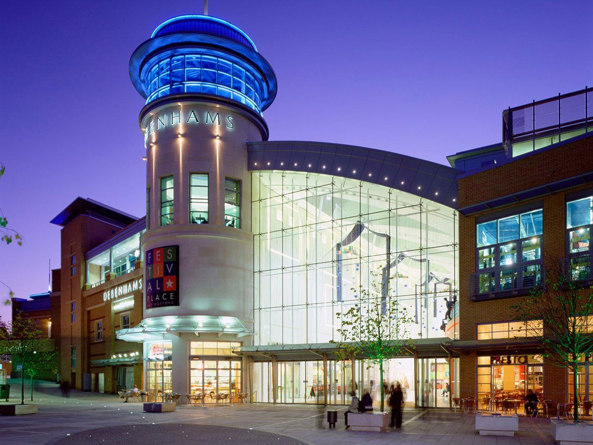 Entrance to Festival Place, Basingstoke designed & delivered by LSH Architects