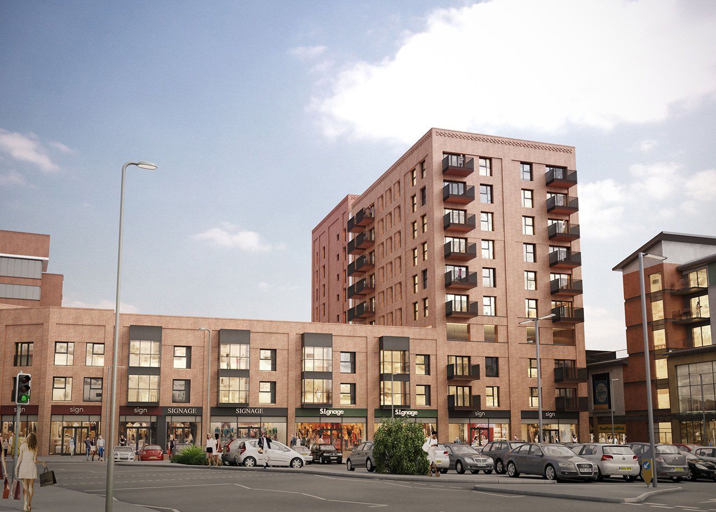 Block 3, Farnborough designed by LSH Architects