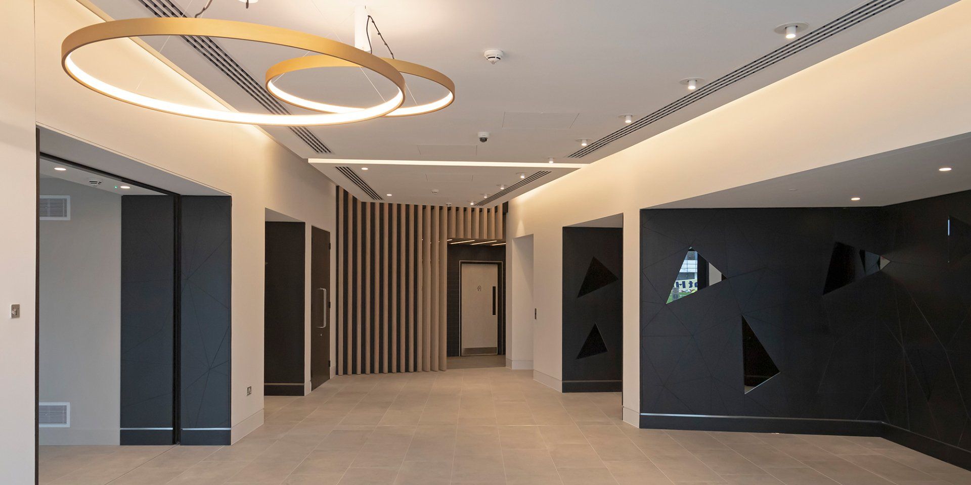 Building 2 Reception Watchmoor Park Camberley designed by LSH Architects