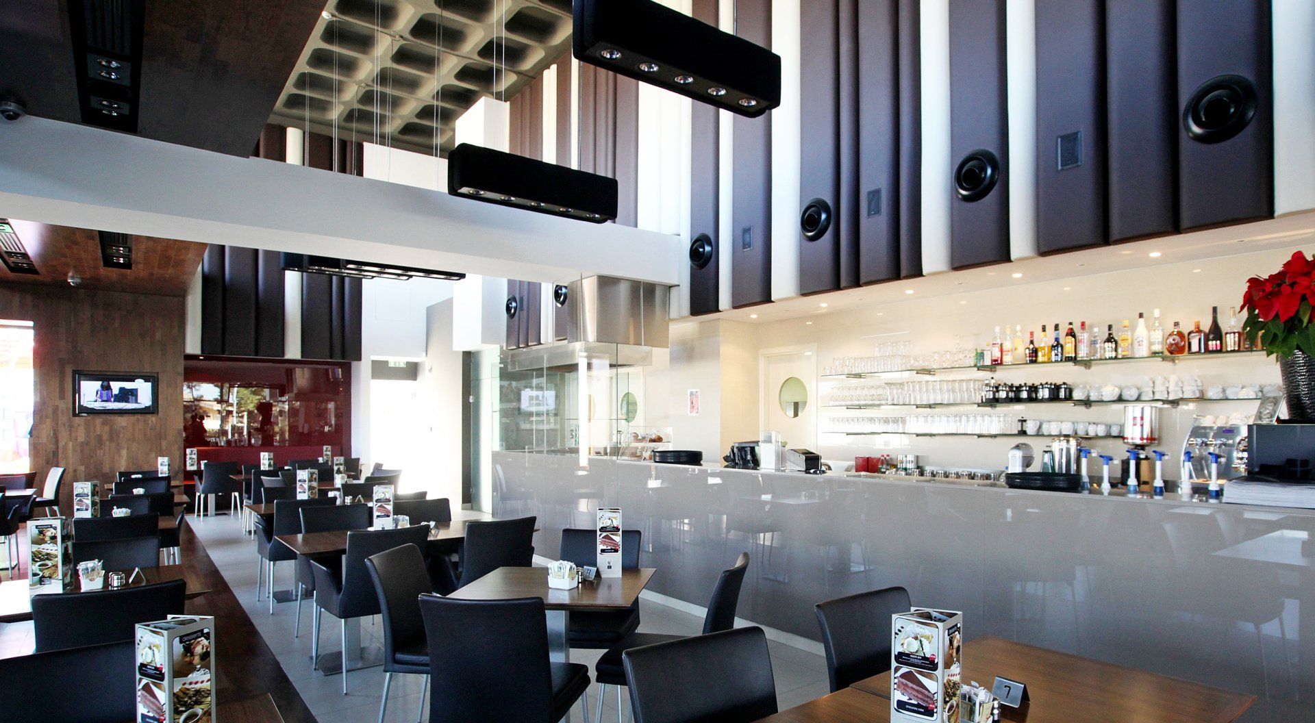 Contemporary day cafe and evening restaurant in the heart of Nicosia, Cyprus by LSH Architects Interior team