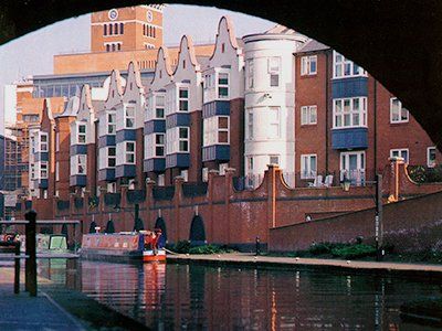 Symphony Court residential development at Brindley Place by LSH Architects