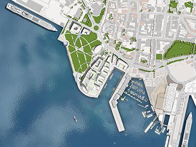 Masterplan for Royal Pier Waterfront a major mixed use development in Southampton by LSH Architects