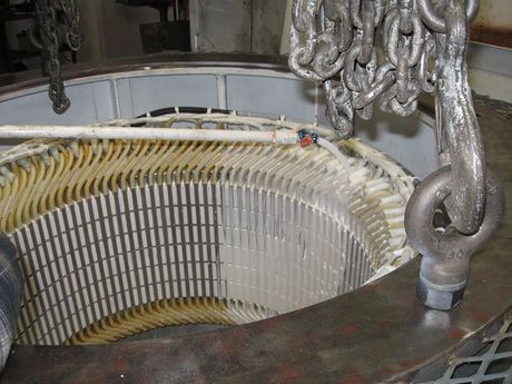 Dipping a Stator — Auburn, CA — All Electric Motors Inc.