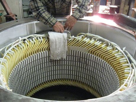 Winding a Stator — Auburn, CA — All Electric Motors Inc.