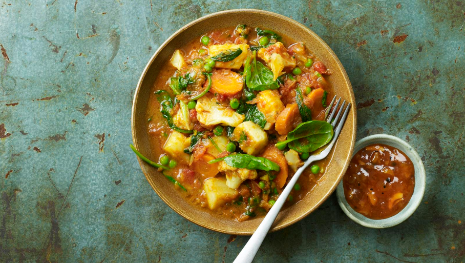 Vegetarian Curry by 5 aday catering Bromsgrove