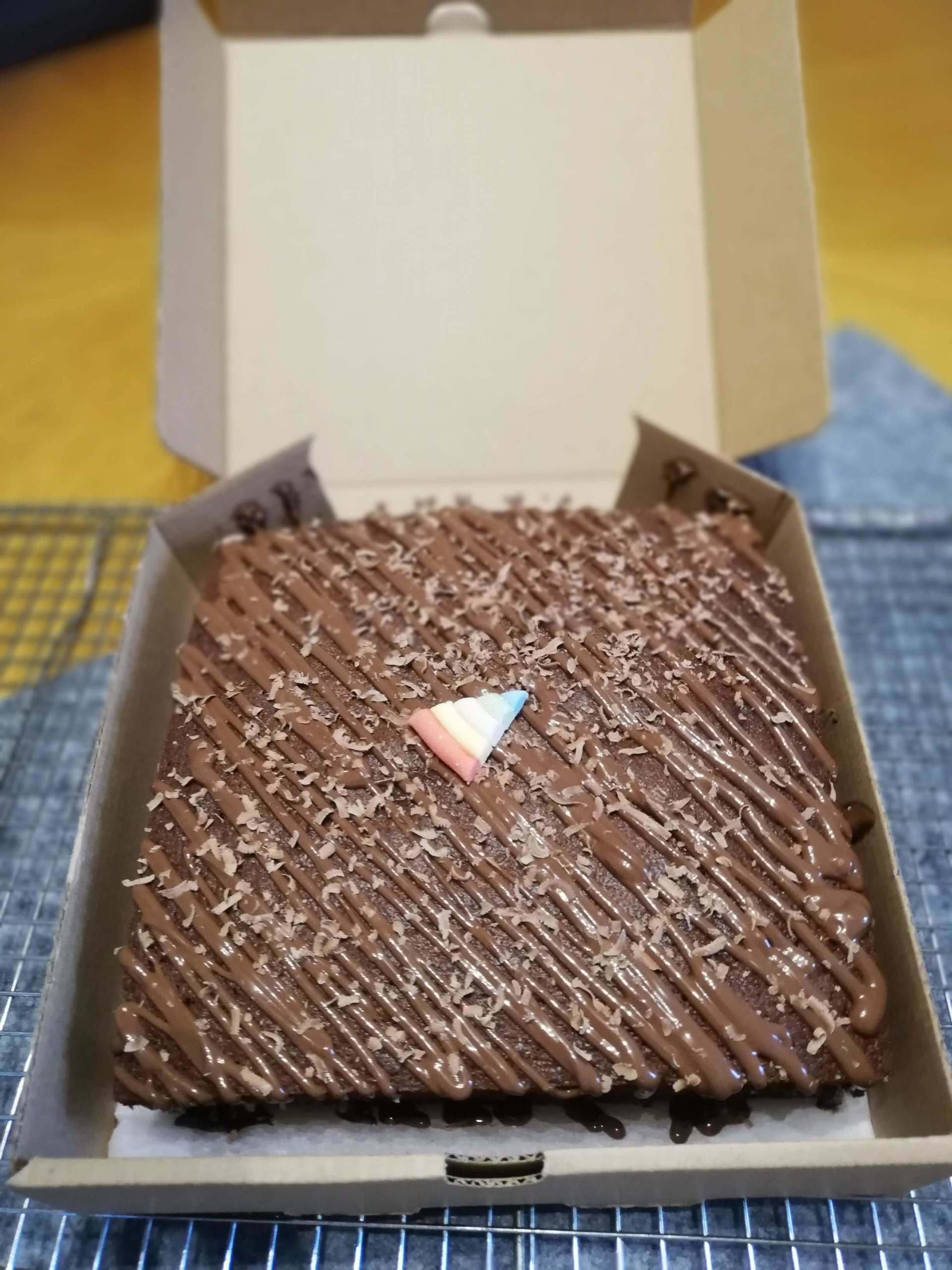 Chocolate Drizzle Tray Bake