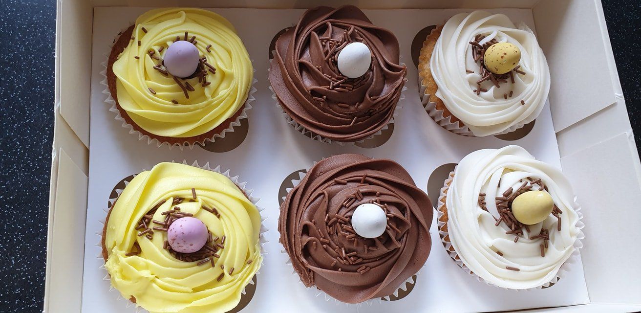 Selection of Easter Cupcakes