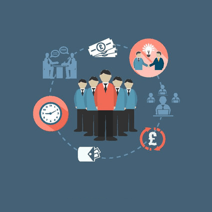 people standing infographic