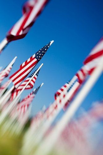 american flags