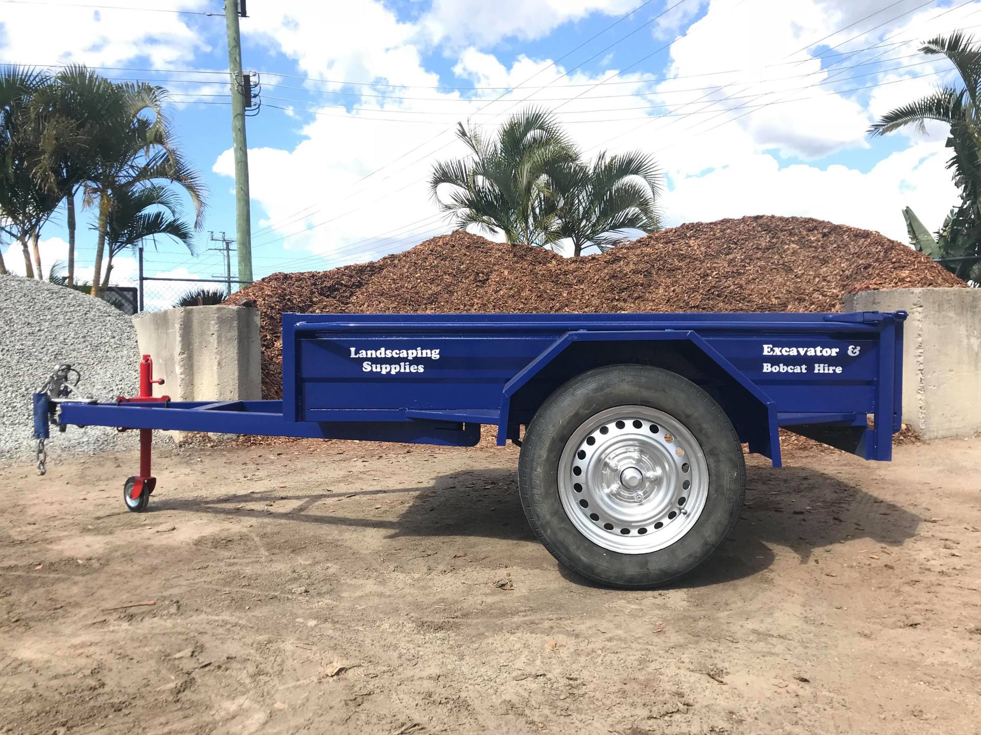Trailer — Landscaping Supplies in Gladstone, QLD Trailer — Landscaping Supplies in Gladstone, QLD