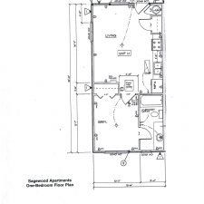 1 bed floor plan