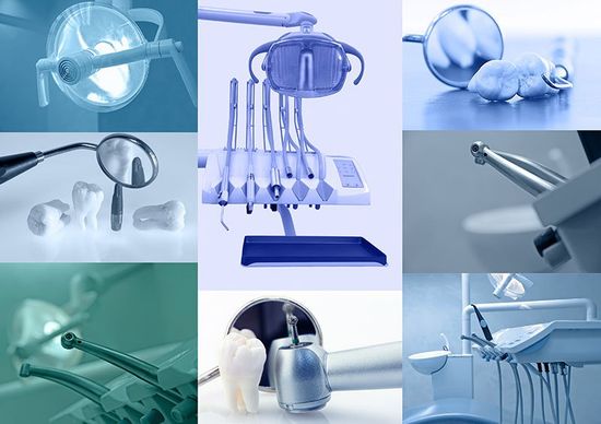 Set of dentist equipments Set of dentist equipments