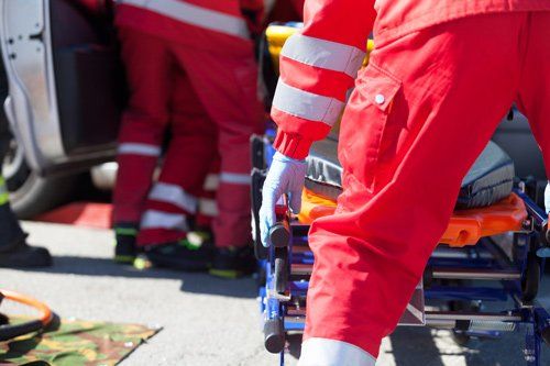 Paramedics In Rescue Operation — Placentia, CA — Law Offices of Kennith L. Peterson