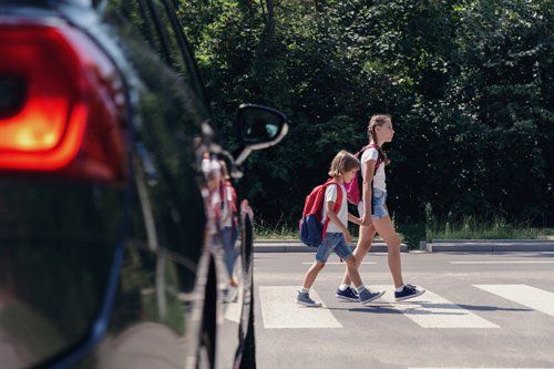 Kids Crossing Pedestrian — Placentia, CA — Law Offices of Kennith L. Peterson
