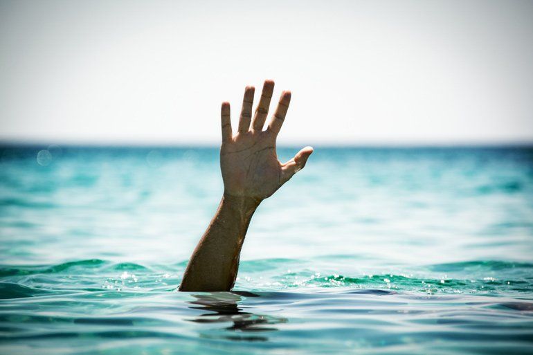 Single Hand Of Drowning Man — Placentia, CA — Law Offices of Kennith L. Peterson