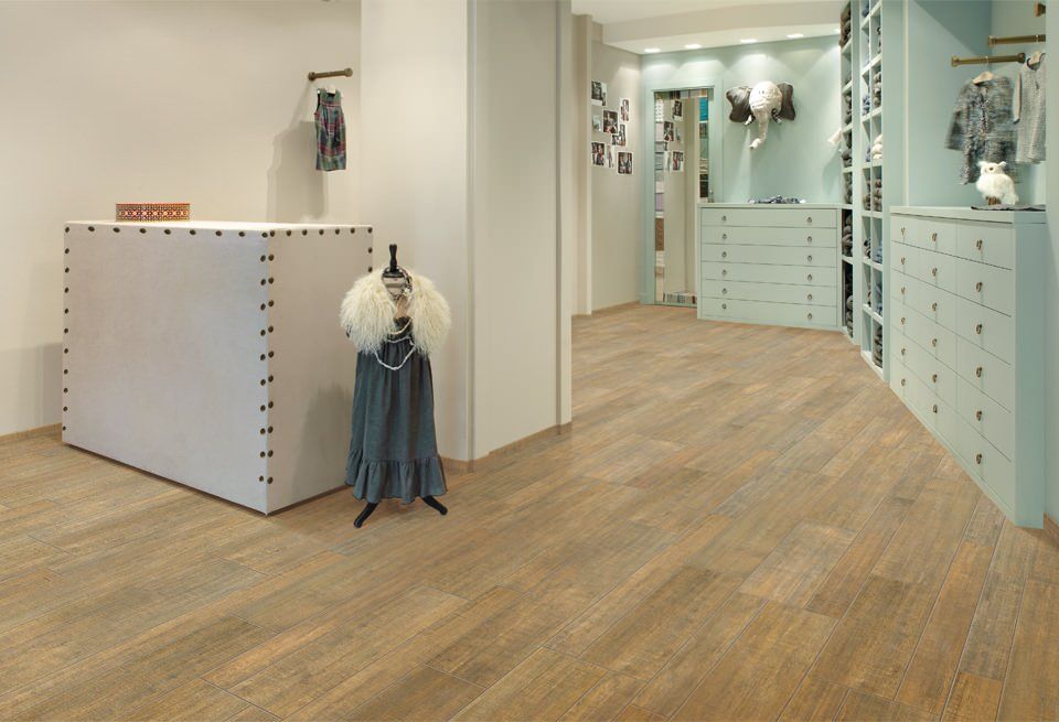 modern store tiling