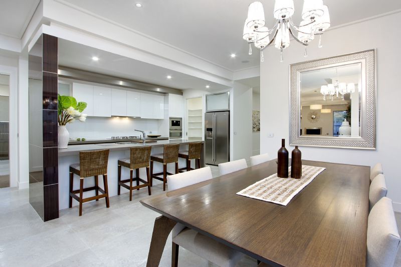 nice kitchen with updated flooring