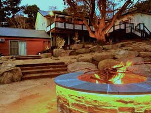stone fire pit