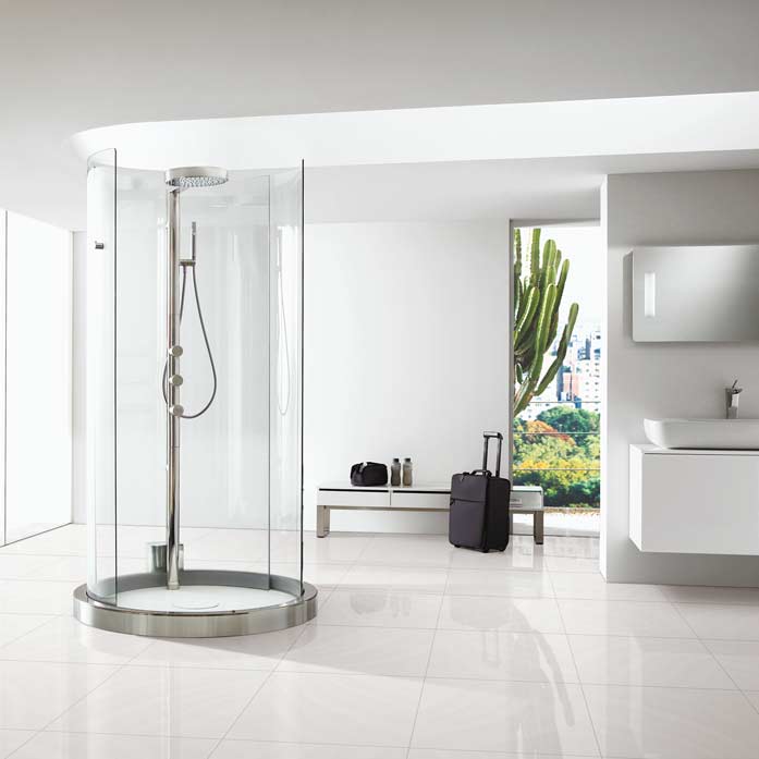 bright bathroom with new tiling