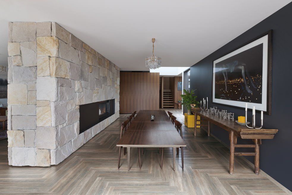 modern dining room